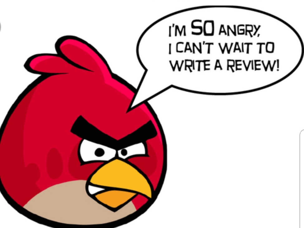 NEGATIVE ONLINE REVIEWS; TWO THUMBS&nbsp;DOWN